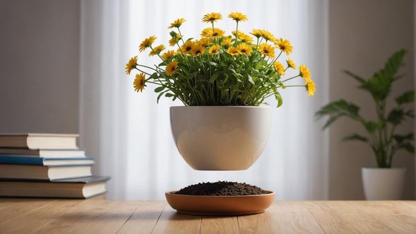Pot de fleur en lévitation : ajoutez une touche futuriste à votre décor